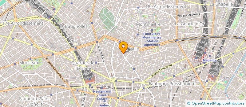 localisation de l'entreprise ABB. N & H  PARIS