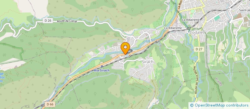 localisation de l'entreprise ABB NEGOCE  RIA-SIRACH