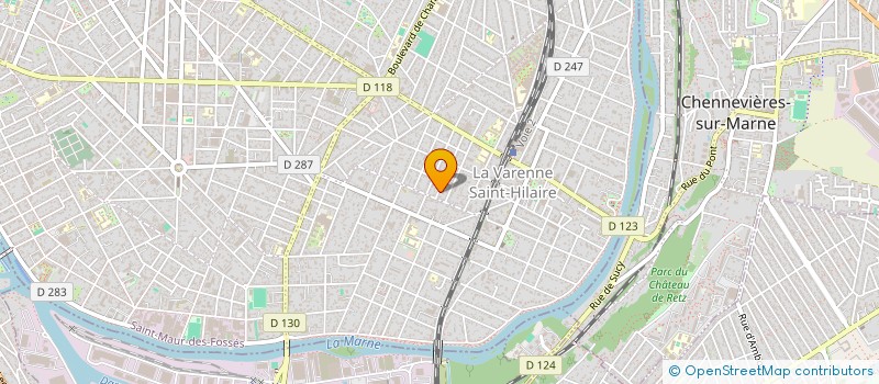 localisation de l'entreprise ABB-PHARMA à SAINT-MAUR-DES-FOSSES