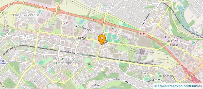 localisation de l'entreprise ABB SAS à CERGY