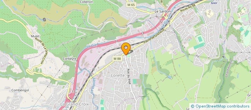 localisation de l'entreprise ABB TRANS EXPRESS à LORETTE