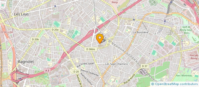 localisation de l'entreprise ABBA CONSEIL à ROMAINVILLE