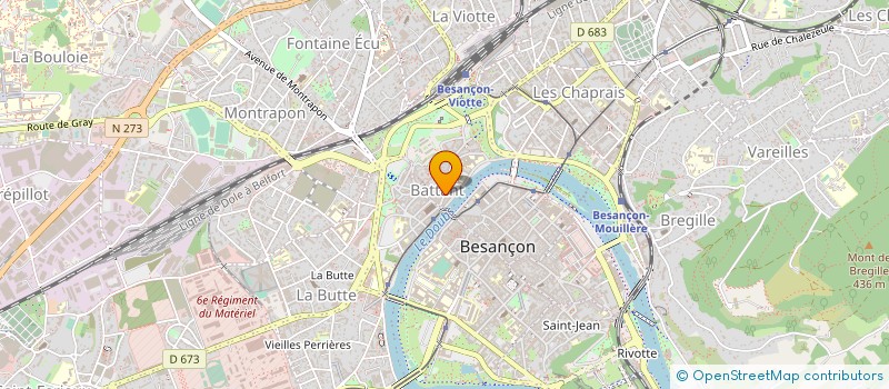 localisation de l'entreprise ABBACA JARDINS à BESANCON