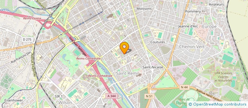 localisation de l'entreprise ABBADI&LETHIEC&SOUMAH CONSULTING  REIMS