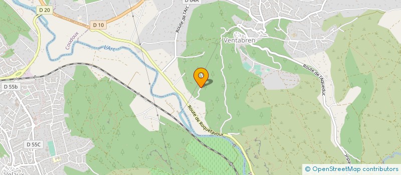 localisation de l'entreprise ABBAOUI JEROME CAPORAL  VENTABREN