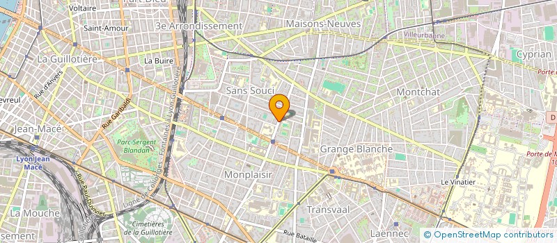 localisation de l'entreprise ABBAS  LYON