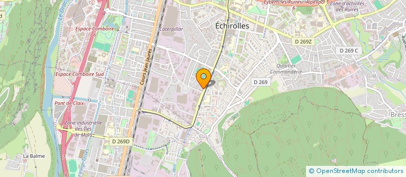 localisation de l'entreprise ABBAS à ECHIROLLES