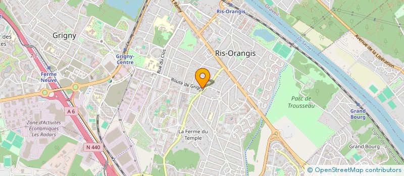 localisation de l'entreprise ABBAS  RIS-ORANGIS