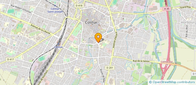 localisation de l'entreprise ABBAS MORAD - INDIVISION L'ECUREUIL  COLMAR