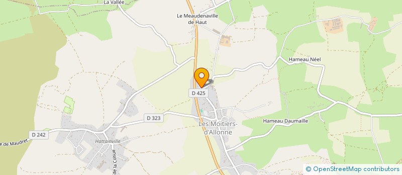 localisation de l'entreprise ABBASAUZE à LES MOITIERS-D'ALLONNE