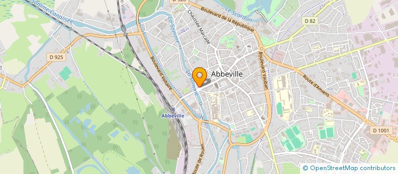 localisation de l'entreprise ABBASSURFINANCES à ABBEVILLE