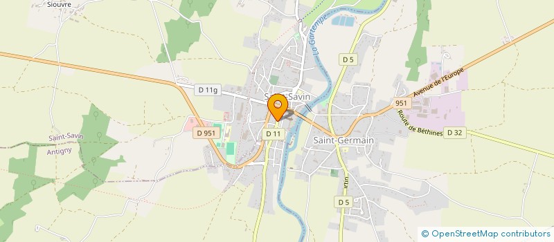 localisation de l'entreprise ABBATIA DES ABBAYES POUR UN RAYONNEMENT CONTEMPORAIN  SAINT-SAVIN