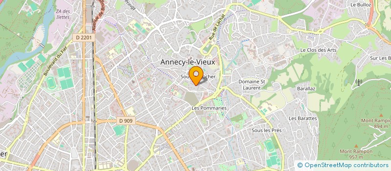 localisation de l'entreprise ABBATIALE à ANNECY
