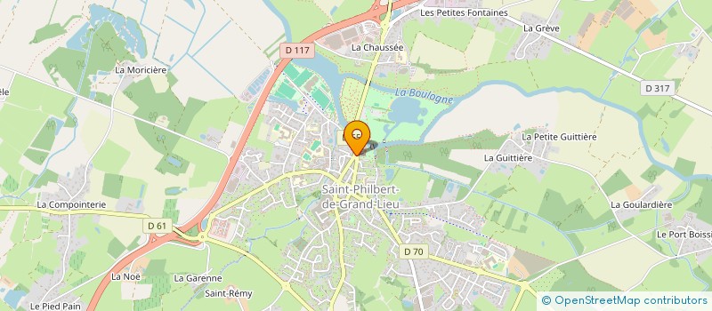 localisation de l'entreprise ABBATIALE ET DECOUVERTES  SAINT-PHILBERT-DE-GRAND-LIEU