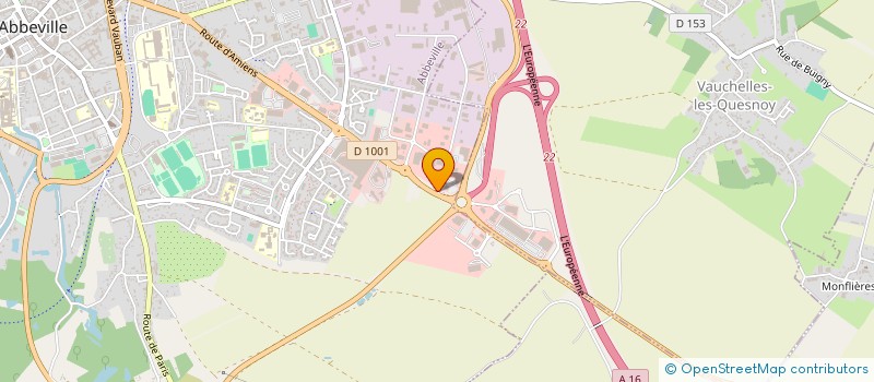 localisation de l'entreprise ABBATIS  ABBEVILLE