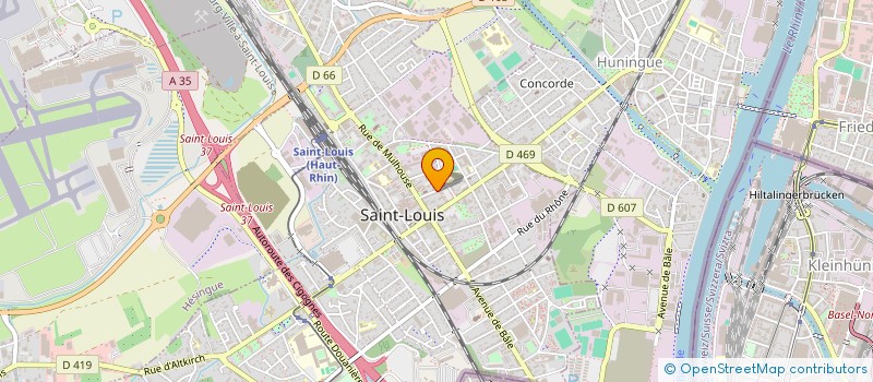 localisation de l'entreprise ABBATUCCI AUTO ECOLE à SAINT-LOUIS