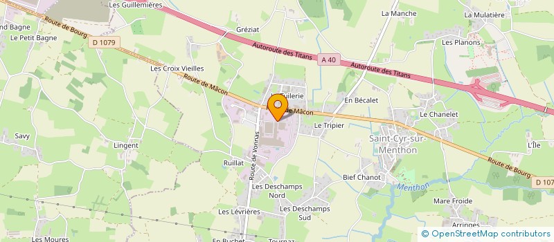 localisation de l'entreprise ABBAX FRANCE à SAINT-CYR-SUR-MENTHON