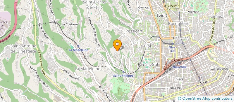 localisation de l'entreprise ABBAYE 51 à NICE