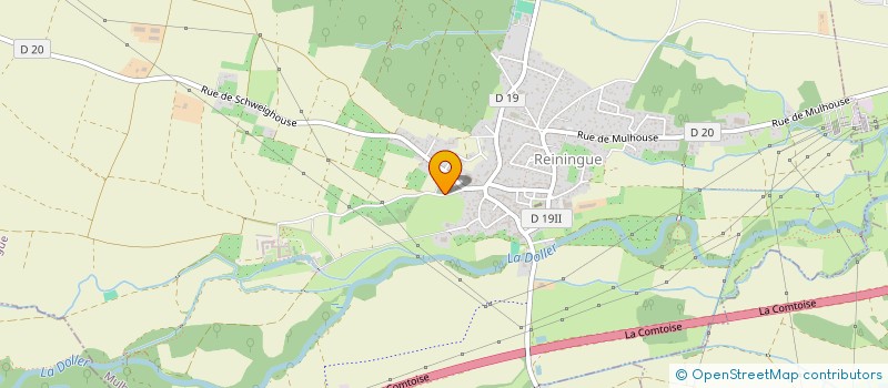 localisation de l'entreprise ABBAYE D'OELENBERG à REININGUE
