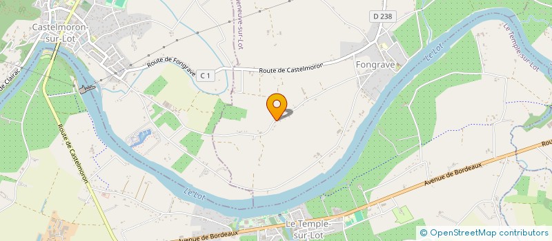 localisation de l'entreprise ABBAYE DE CLAIRAC  FONGRAVE