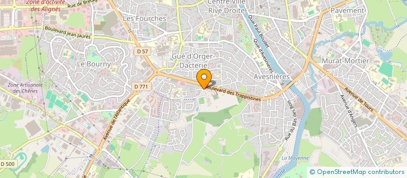 localisation de l'entreprise ABBAYE DE LA COUDRE à LAVAL