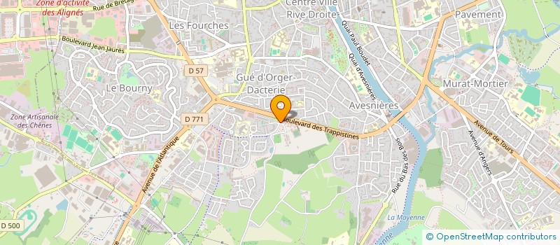 localisation de l'entreprise ABBAYE DE LA COUDRE à LAVAL