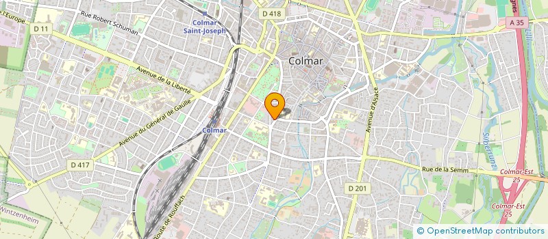 localisation de l'entreprise ABBAYE DE MARBACH  COLMAR