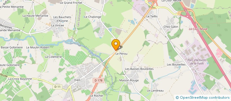 localisation de l'entreprise ABBAYE DE VILLENEUVE à LES SORINIERES