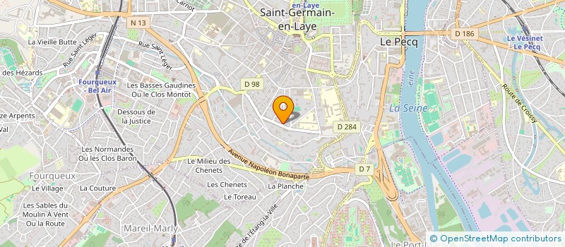 localisation de l'entreprise ABBAYE DEBUSSY  SAINT-GERMAIN-EN-LAYE