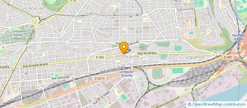 localisation de l'entreprise ABBAYE IMMOBILIER à LE HAVRE