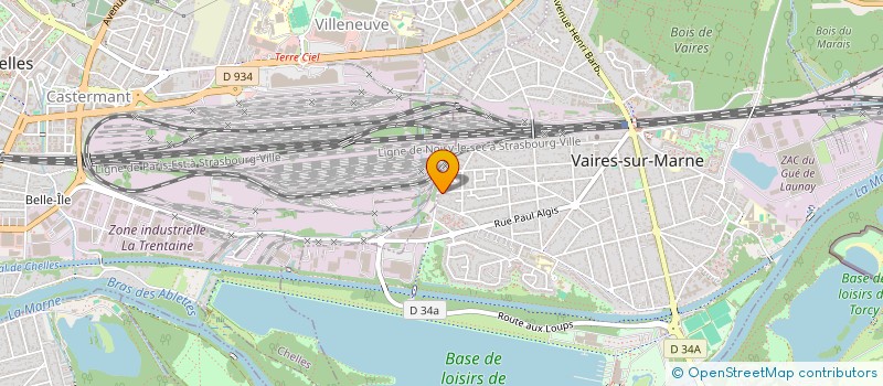 localisation de l'entreprise ABBAYE NBFP  VAIRES-SUR-MARNE