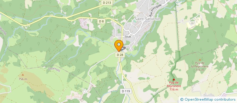 localisation de l'entreprise ABBAYE NOTRE DAME DE RANDOL  COURNOLS