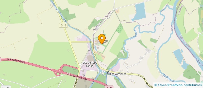 localisation de l'entreprise ABBAYE NOTRE- DAME DE SEPT FONS  DIOU