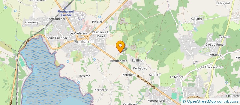 localisation de l'entreprise ABBAYE SAINT MICHEL  PLOUHARNEL