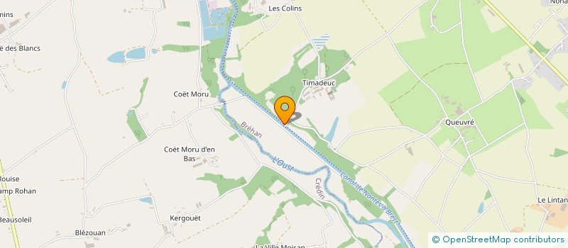 localisation de l'entreprise ABBAYES CISTERCIENNES DE BRETAGNE  BREHAN