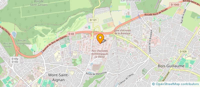 localisation de l'entreprise ABBAYES DE NORMANDIE-ROUTE HISTORIQUE  MONT-SAINT-AIGNAN