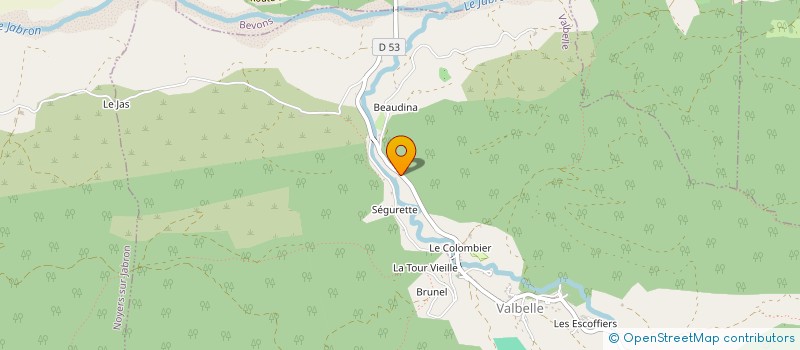 localisation de l'entreprise ABBAZ PROPRIETES  VALBELLE