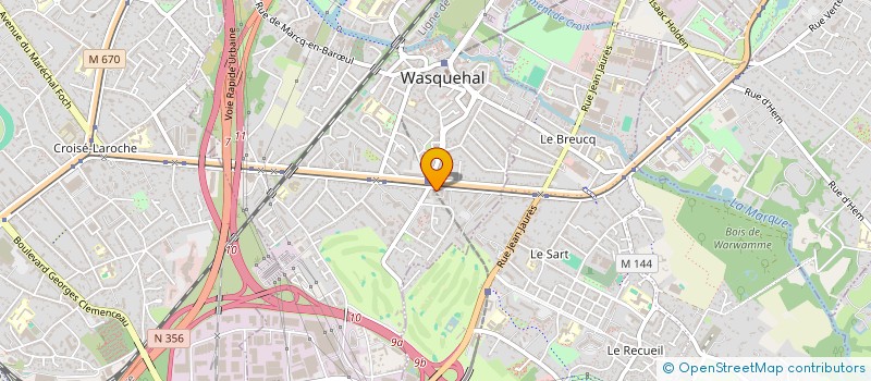 localisation de l'entreprise ABBE  WASQUEHAL