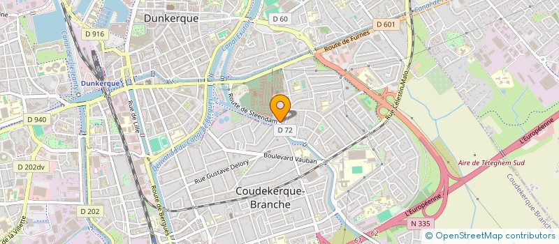 localisation de l'entreprise ABBE CHOQUET  COUDEKERQUE-BRANCHE