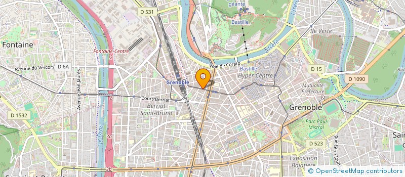 localisation de l'entreprise ABBE DE LA SALLE SARL  GRENOBLE