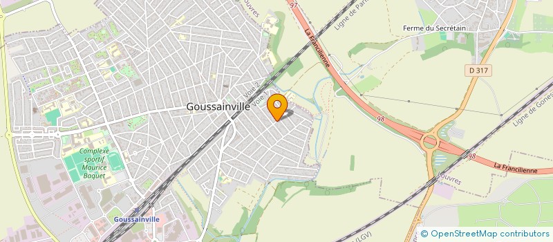 localisation de l'entreprise ABBE INVEST à GOUSSAINVILLE