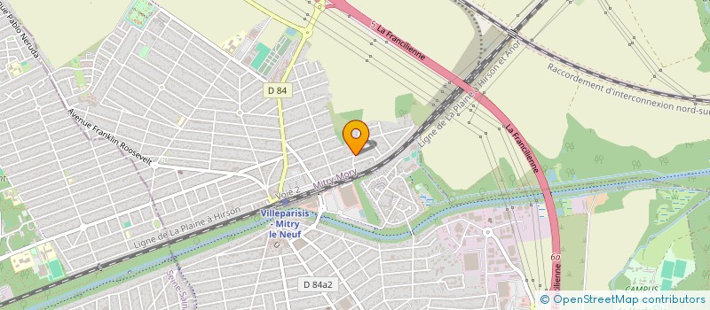 localisation de l'entreprise ABBEL AMBULANCE  MITRY-MORY