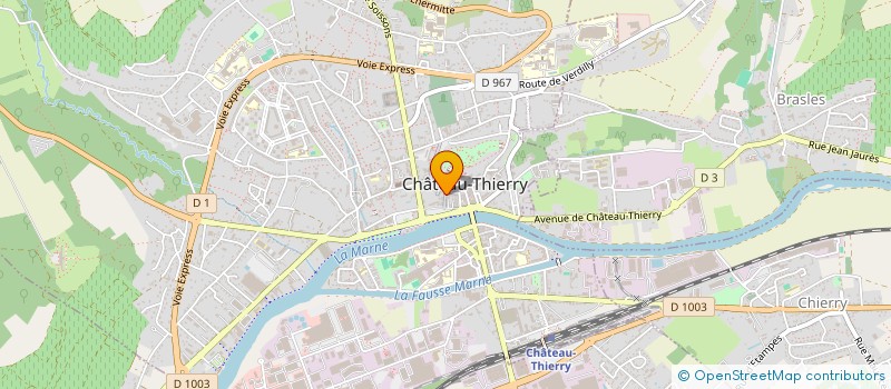 localisation de l'entreprise ABBEL S & N à CHATEAU-THIERRY