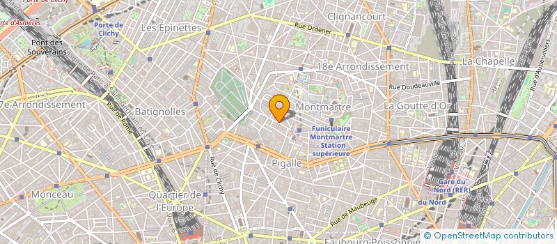 localisation de l'entreprise ABBESSES ACTION ASSISTANCE  PARIS