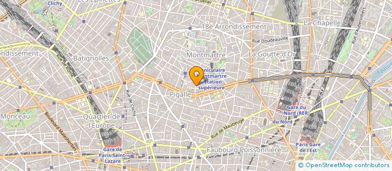 localisation de l'entreprise ABBESSES CAPITAL  PARIS
