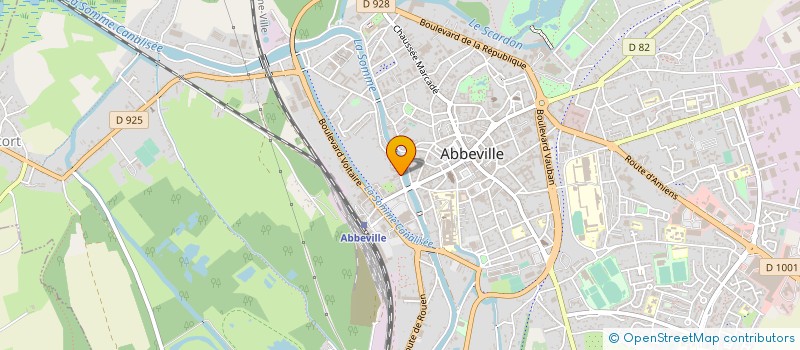 localisation de l'entreprise ABBEVILLE-AUTOMOBILES à ABBEVILLE