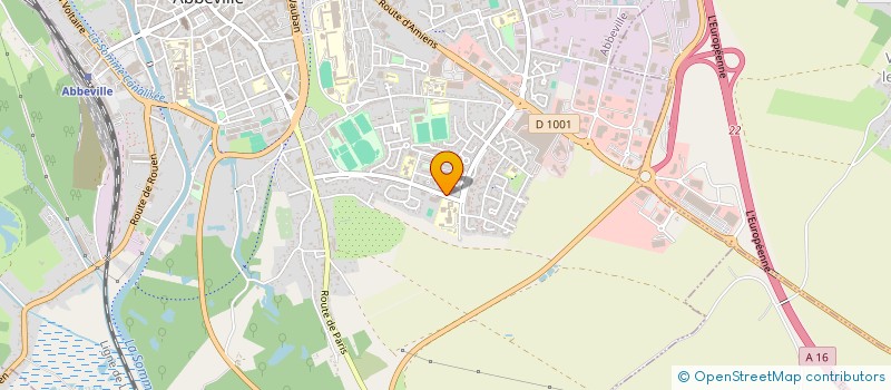 localisation de l'entreprise ABBEVILLE ENERGIE  ABBEVILLE