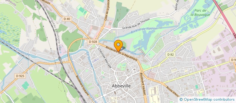 localisation de l'entreprise ABBEVILLE FITNESS à ABBEVILLE