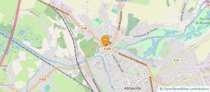 localisation de l'entreprise ABBEVILLE MEDICAL à ABBEVILLE