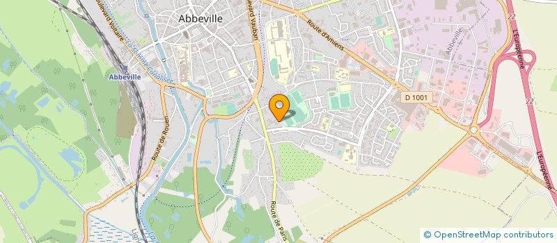 localisation de l'entreprise ABBEVILLOISE D'ESCRIME à ABBEVILLE